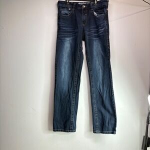 Route 66 Premium Slim Straight Dark Wash Mens Jeans 32x34